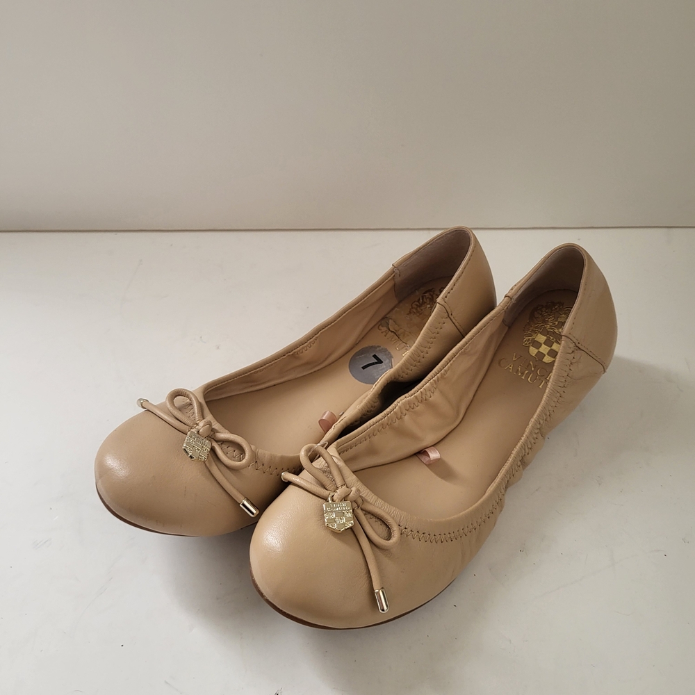 Vince Camuto Leather Ballet Flats